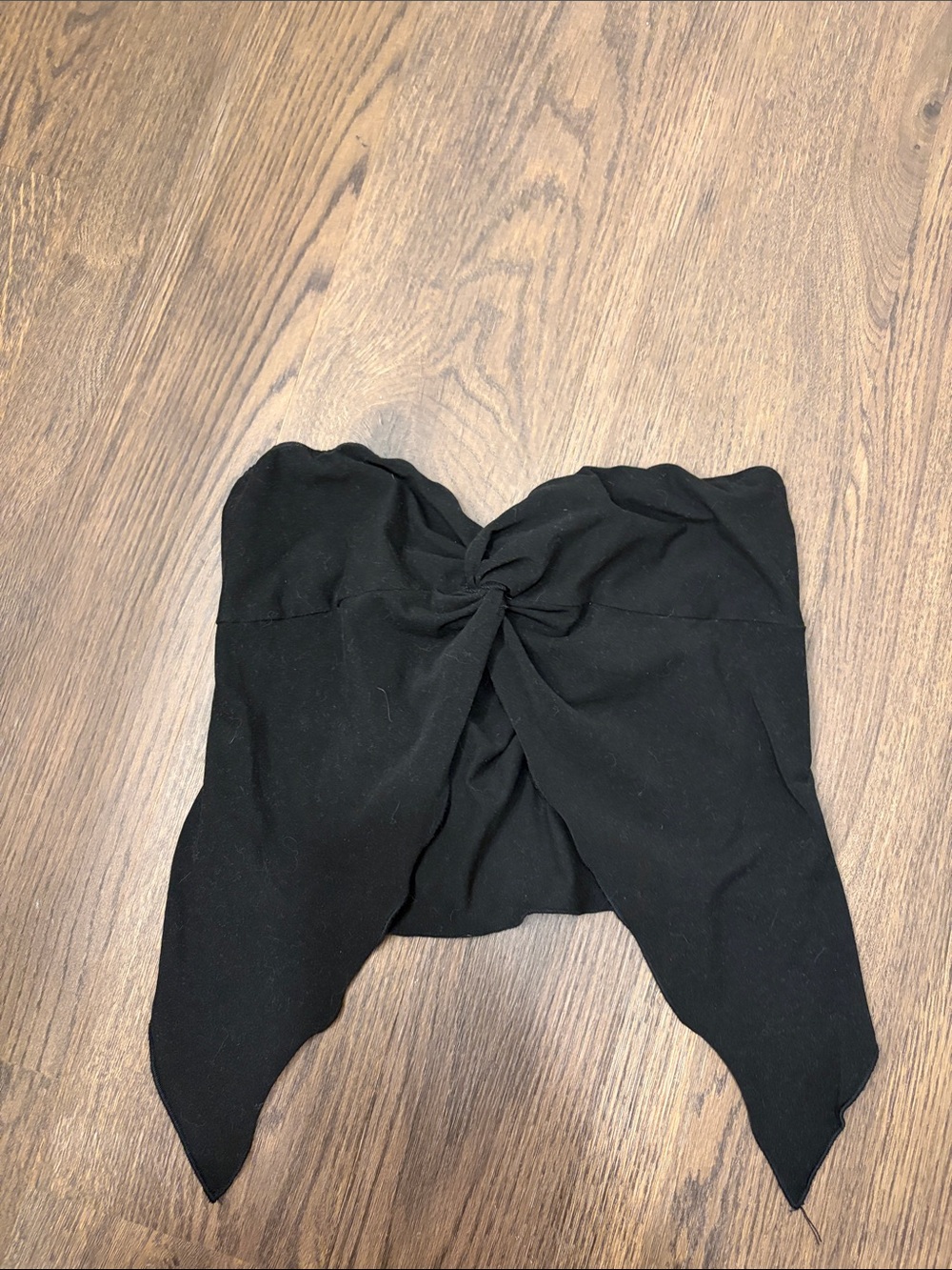 SHEIN Black Twist-Front Top